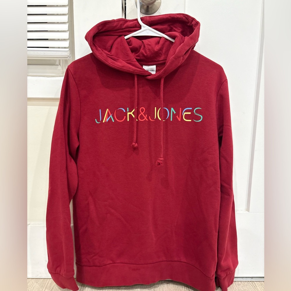 Jack & Jones Red Hoodie